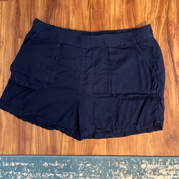**VINEYARD VINES** Navy Linen Shorts W size XL - Picture 3 of 6